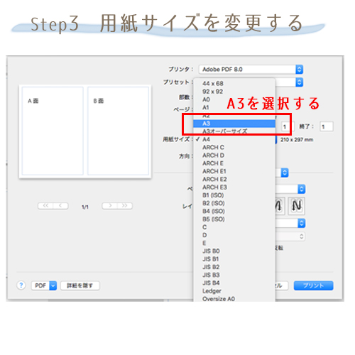 Mac 2枚のpdfをa3見開き1枚にする方法 カクモノ